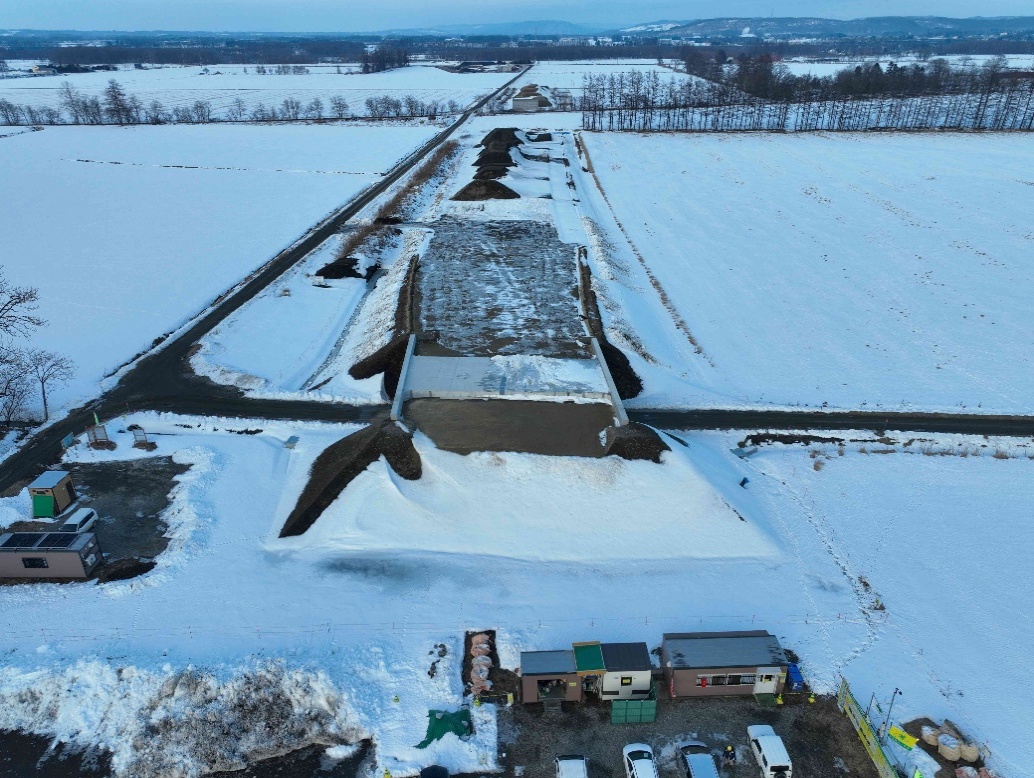 帯広広尾自動車道　大樹町　大樹IC改良外一連工事